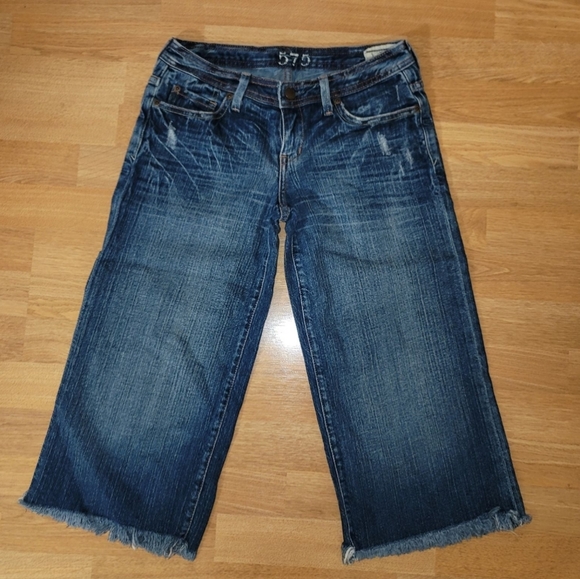 575 Denim - 575 denim wide leg capris jeans 26